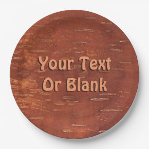 Inner Birch Bark Pappteller