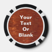 Inner Birch Bark Pokerchips (Rückseite)