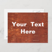 Inner Birch Bark Postkarte (Vorne/Hinten)