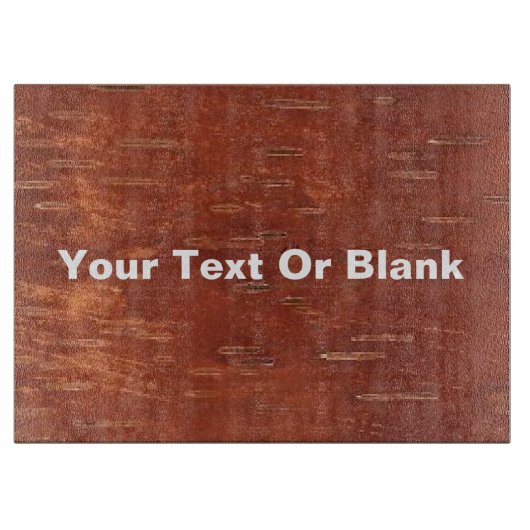 Inner Birch Bark Schneidebrett (Vorderseite)