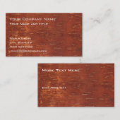 Inner Birch Bark Visitenkarte (Vorne/Hinten)