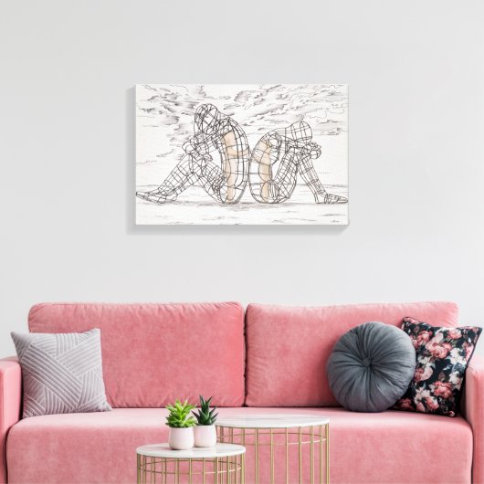 Inner Child Leinwand (Insitu (Wohnzimmer))