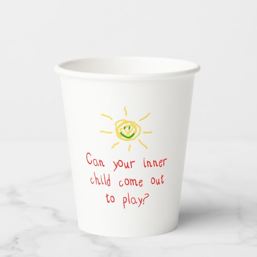 Inner Child Paper Cup Pappbecher (Vorderseite)