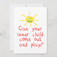 Inner Child Party Einladung