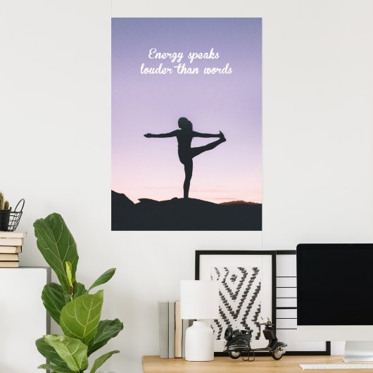 Inner Energy, Outer Peace Poster (Heimbüro)