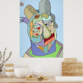 "Inner Face" von Ruchell Alexander Poster (Küche)