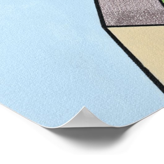 "Inner Face" von Ruchell Alexander Poster (Ecke)