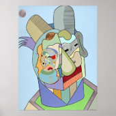 "Inner Face" von Ruchell Alexander Poster (Vorne)