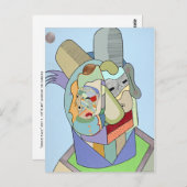 "Inner Face" von Ruchell Alexander Postkarte (Vorne/Hinten)