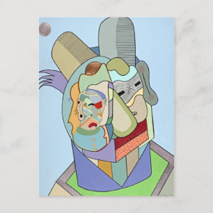 "Inner Face" von Ruchell Alexander Postkarte