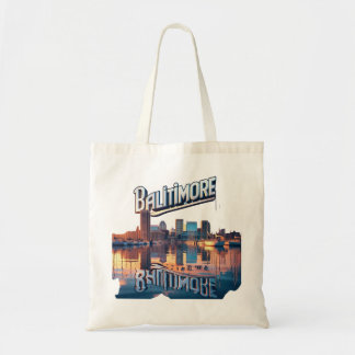 Inner Harbor Reflections: Baltimore Strong-Tasche Tragetasche