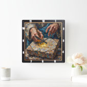 Inner Law: Time To Transform Quadratische Wanduhr (Zuhause)