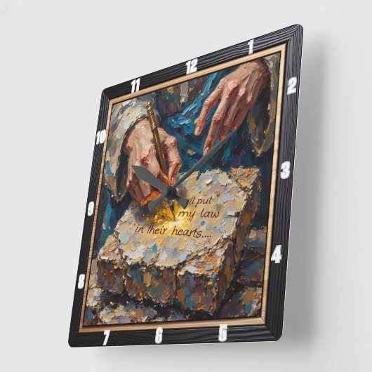 Inner Law: Time To Transform Quadratische Wanduhr (Winkel)