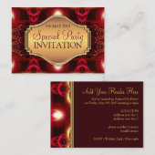 Inner Light Fraktal Kunst, Dichtung und Musik Begleitkarte (Vorne/Hinten)