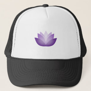 Inner Light Lila Lotus Blume Truckerkappe