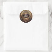Inner Oracle | Third Eye Design Runder Aufkleber (Tasche)