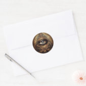 Inner Oracle | Third Eye Design Runder Aufkleber (Umschlag)