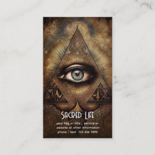 Inner Oracle   Third Eye Design Visitenkarte