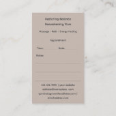 Inner Oracle | Third Eye Design Visitenkarte (Rückseite)