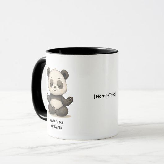 Inner Peace Activated Mug | Add Name or Text Tasse (Vorderseite Links)
