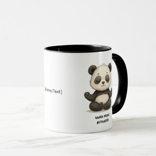 Inner Peace Activated Mug | Add Name or Text Tasse (VorderseiteRechts)