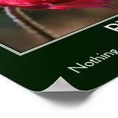 Inner Peace Blume Inspiration Zitat Poster (Ecke)