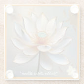 "Inner Peace Found" Glasuntersetzer (Rückseite)