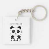 Inner Peace Panda Schlüsselanhänger (Rückseite)