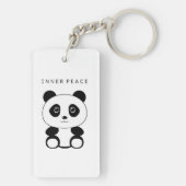 Inner Peace Panda Schlüsselanhänger (Rückseite)