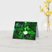 INNER PEACE SMALL GREETING CARD KARTE (Gelbe Blume)