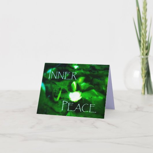 INNER PEACE SMALL GREETING CARD KARTE (Vorderseite)
