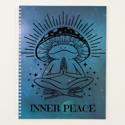 Inner Peace Yoga Frog Planer (Vorderseite)