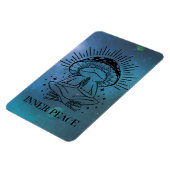 Inner Peace Zen Frog Magnet (Linke Seite)