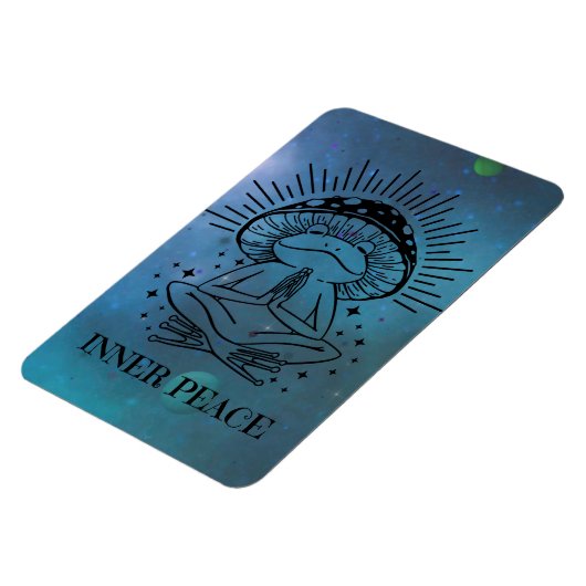 Inner Peace Zen Frog Magnet (Linke Seite)