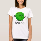 Inner Peas Funny Meditating Pea Pub T-Shirt (Vorderseite)