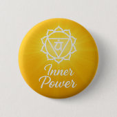 Inner Power Solar Plexus Chakra Energy Button (Vorderseite)