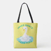 Inner Quack Outer Peace Yoga Duck Tasche (Rückseite)