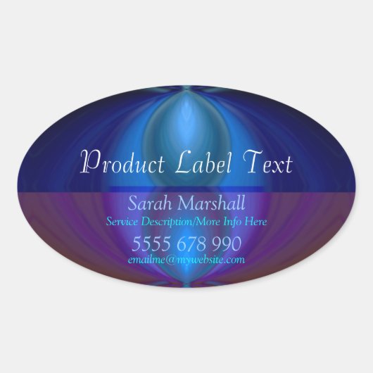 Inner Reflection New Age Product Label Aufkleber (Vorderseite)