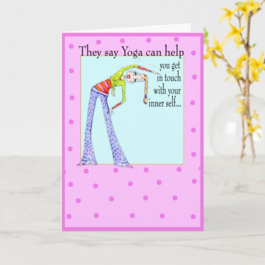 Inner Self Birthday oder Freundschaftskarte Karte (Gelbe Blume)