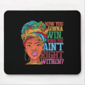 Inner - Sieg - Wahrheit Uni Erwachsene - Schwarz - Mousepad (Vorne)