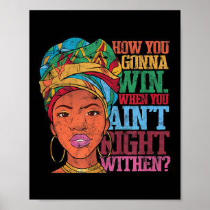 Inner - Sieg - Wahrheit Uni Erwachsene - Schwarz - Poster