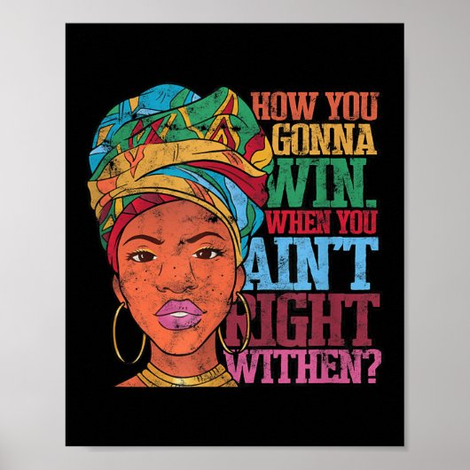 Inner - Sieg - Wahrheit Uni Erwachsene - Schwarz - Poster (Vorne)