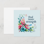 Inner Stärke finden - Künstlerische Libelle (Vorne/Hinten)