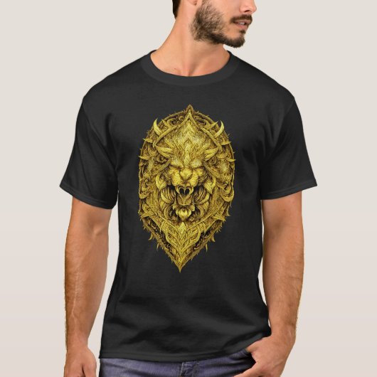 Inner Strength Sacred Geometry Totem T-Shirt (Vorderseite)