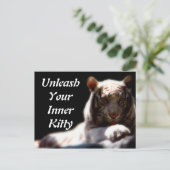 Inner Tiger Postkarte (Stehend Vorderseite)