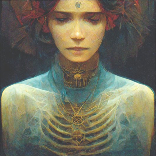 Inner View Fantasy Sci-Fi Aufkleber (Vorderseite)