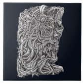 Innerbastman, Tinte zeichnend Fliese (Vorderseite)