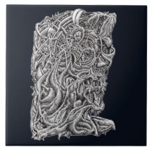 Innerbastman, Tinte zeichnend