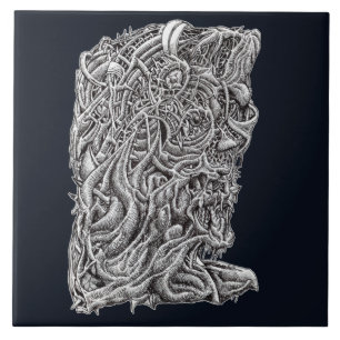 Innerbastman, Tinte zeichnend Fliese