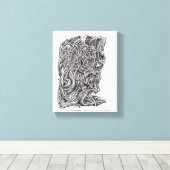 Innerbastman, Tinte zeichnend Leinwanddruck (Insitu (Holzboden))